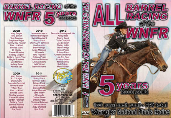 Wrangler National Finals Rodeo 2008-2012 BARREL RACING